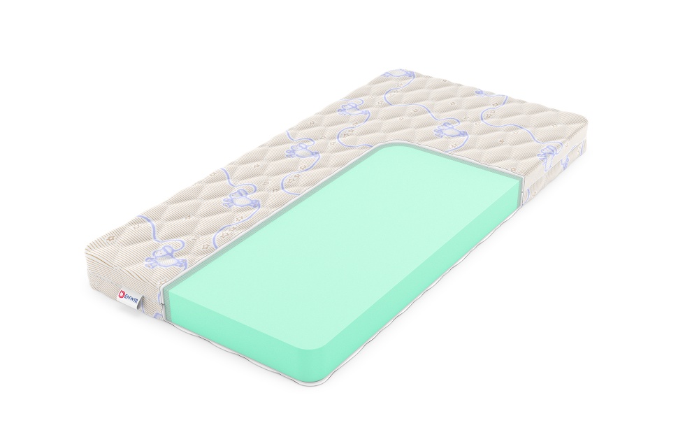 Детский матрас Denwir Baby Springless Eco Foam 10 (БЕБИ СПРИНГЛС ЭКО ФОМ 10) в магазине «На диване» в Тольятти  — Выгодная цена